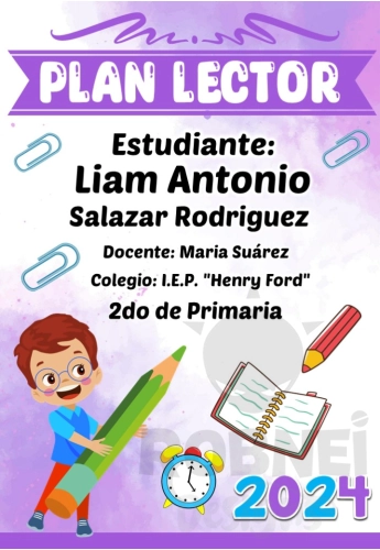Plan Lector Celeste Caratula